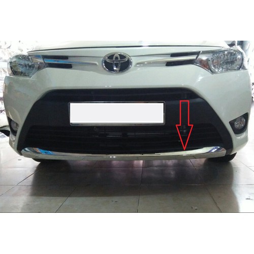 Ốp mí cản trước xe Toyota Vios 2014-2018