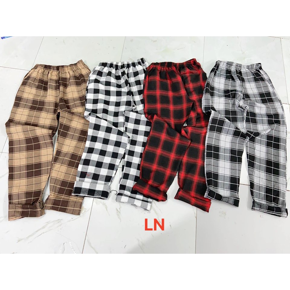 Quần baggy caro siêu rẻ