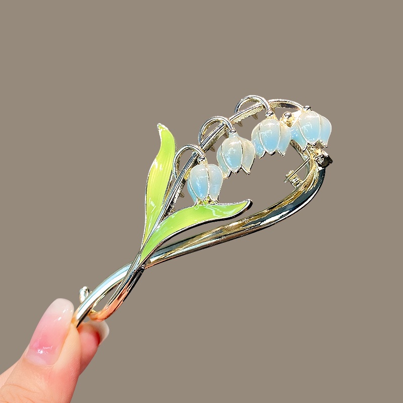 Kẹp Tóc Hình Hoa Lily / Chú Ếch / Cá Mập Bằng Kim Loại Cao Cấp Cho Nữ