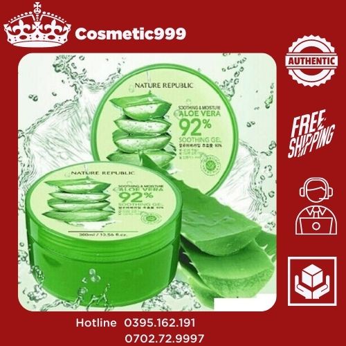 Gel nha đam Nature Republic Soothing &amp; Moisture Aloe Vera đa công dụng-cosmetic999