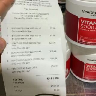 Kẹo vitamin E Healthy Care 200v Úc