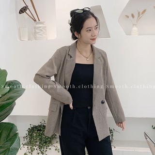 áo blazer kẻ nhỏ