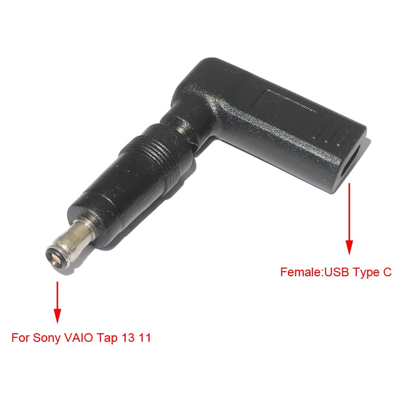 Bộ chuyển đổi nguồn USB Type C PD cho Sony VAIO Tap 13 11 SVT1122X9RW SVT1122Y9EB SVT11229CKB