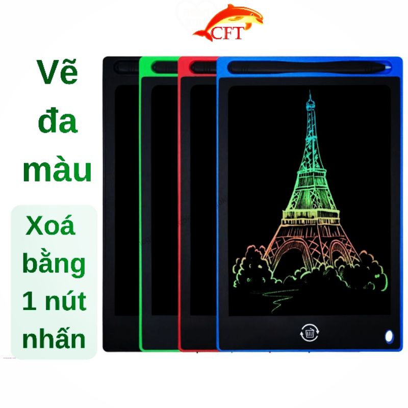 Bảng Viết Tự Xoá Bảng Vẽ Cho Bé Tự Xóa LCD Điện Tử Thông Minh Cỡ 8.5 inch