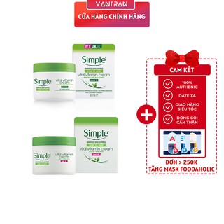 Kem Dưỡng Ban Ngày Simple Kind To Skin Vital Vitamin Day Cream 50ml