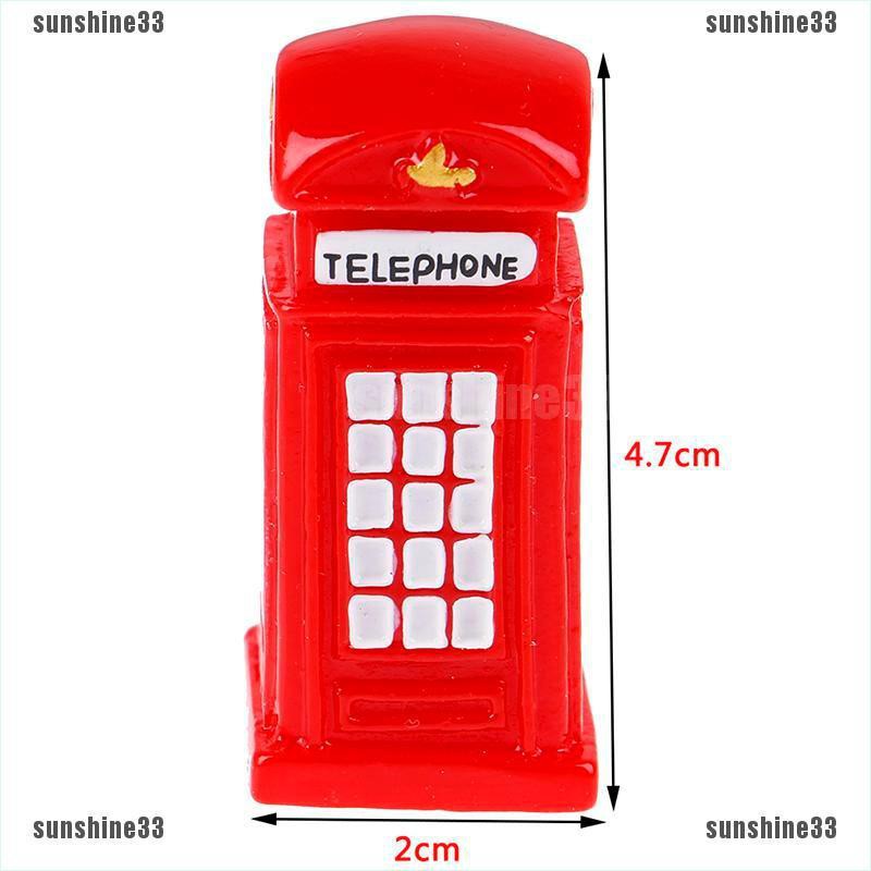 1 Mô Hình Điện Thoại Bàn Mini DIY Trang Trí Nhà Cửa