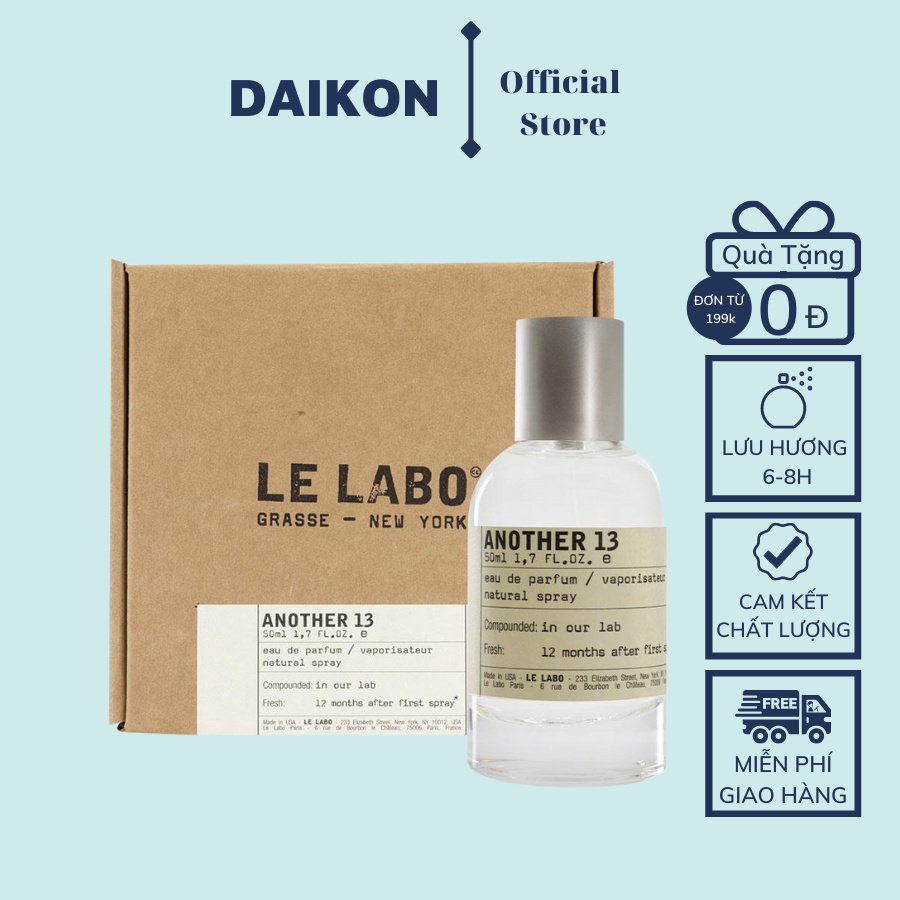 Nước Hoa Nữ Le Labo Another 13 Quyến Rũ, Lưu hương Lâu dung tích 100ml - Dầu thơm hương gỗ sexy, cá tính