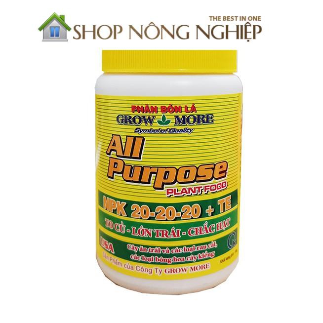 [NPK 20-20-20 TE] Phân bón lá Growmore 20-20-20 100G ⭐Freeship⭐ Giúp Cây Phát Triển Khỏe Mạnh Mọi Giai Đoạn