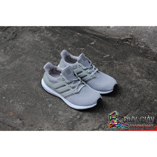 (SALE SỐC - Video ảnh thật ) Giày Sneaker Thể Thao Ultra Boost 4.0 Xám - Shop Duy Giày .
