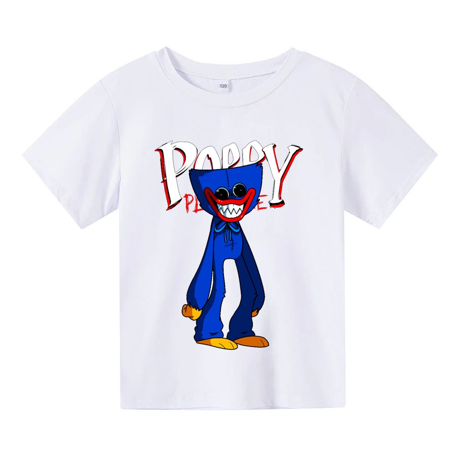 Áo thun cho bé huggy playtime 09, 4 màu, có size người lớn, Anam Store