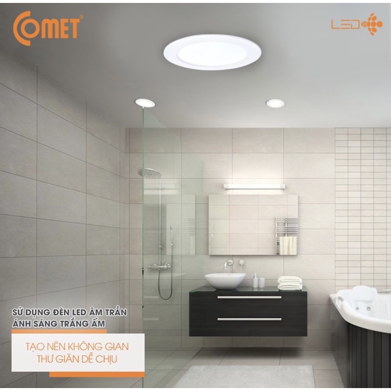 Đèn led âm tường 9w Comet siêu sáng