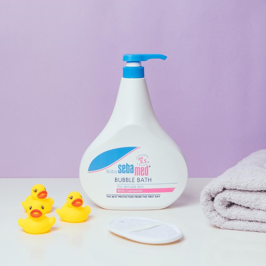 Sữa tắm dịu nhẹ toàn thân Sebamed Baby Bubble Bath pH5.5 (500ml)