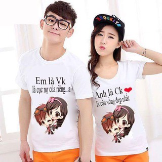 áo đôi em là vk a là ck