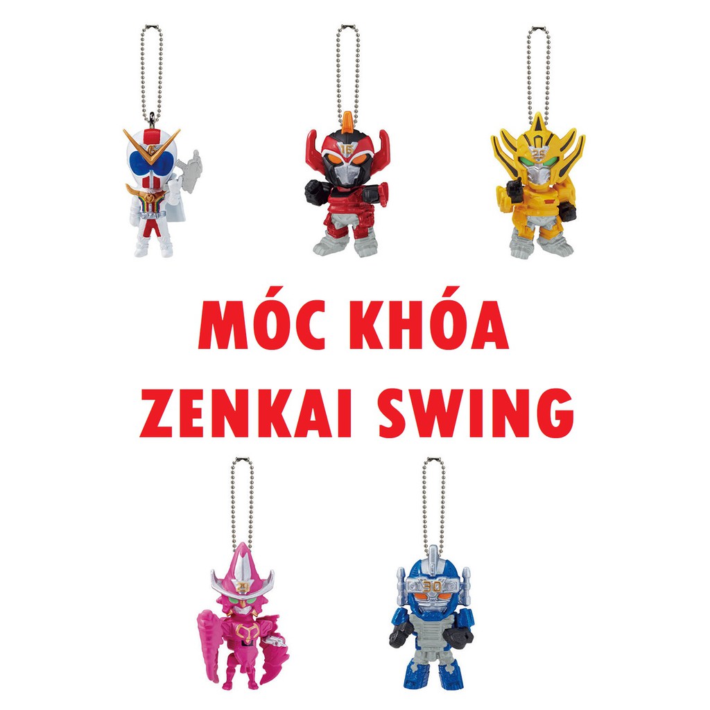 Móa khóa nhựa Chiến Đội Siêu Nhân Kikai Sentai Zenkaiger Zenkai Swing
