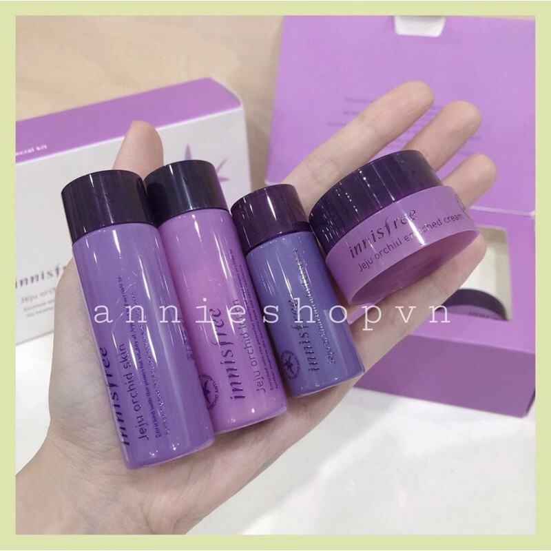 Bộ dưỡng da chống lão hoá Innisfree Jeju Orchid Special Kit