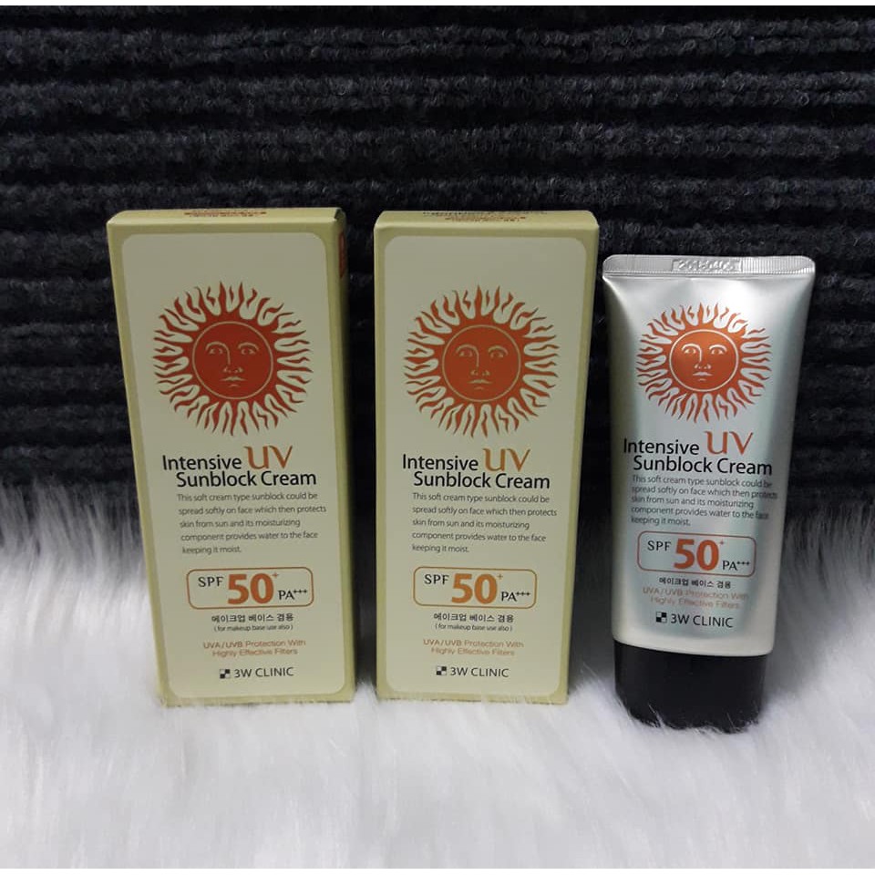 Kem chống nắng 3W Clinic Intensive UV Sunblock