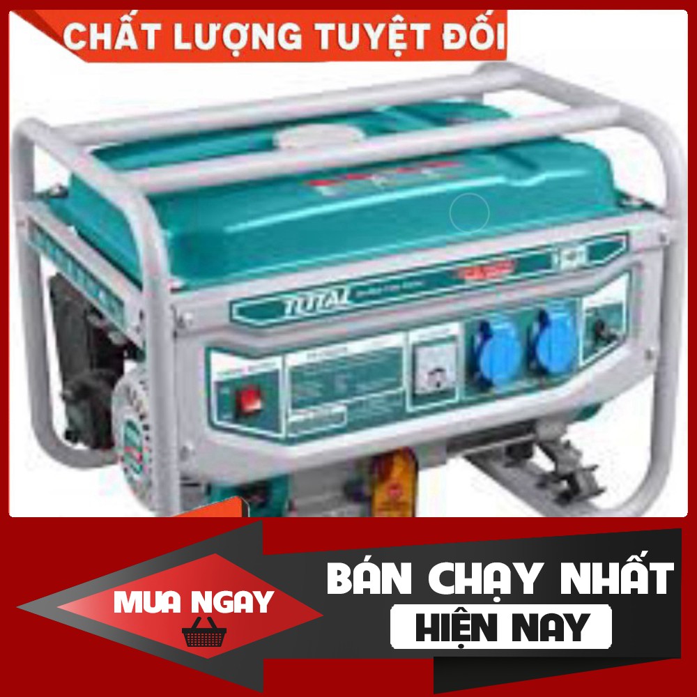 3kW Máy phát điện chạy xăng Total TP130005-1 [bảo hành chính hãng]