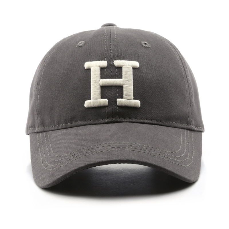Mũ Lưỡi Trai Thêu Chữ H 3D Thời Trang Mùa Hè Cho Nam Và Nữ