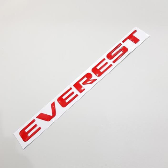 Logo chữ EVEREST nổi dán trang trí xe Ford Everest hàng cao cấp - D-Shop