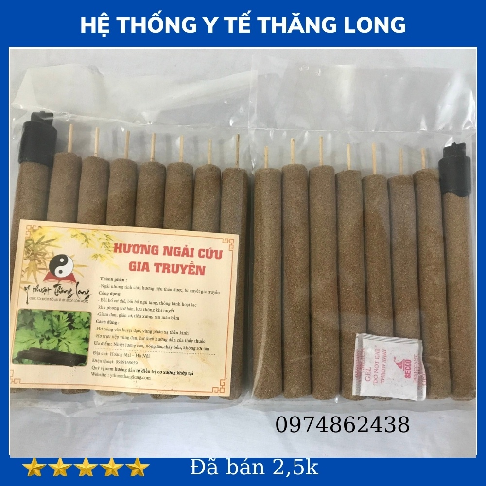 Điếu Ngải Cứu - Hương Ngải Cứu Gia Truyền ( gói 8, 10 cây )