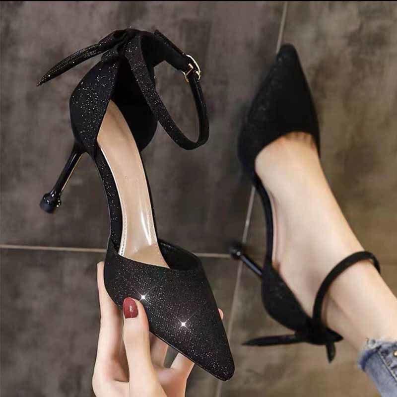 Guốc Nữ Xinh Xắn, Giày Cao Gót 7cm Phong Cách Hàn Quốc Điệu Đà