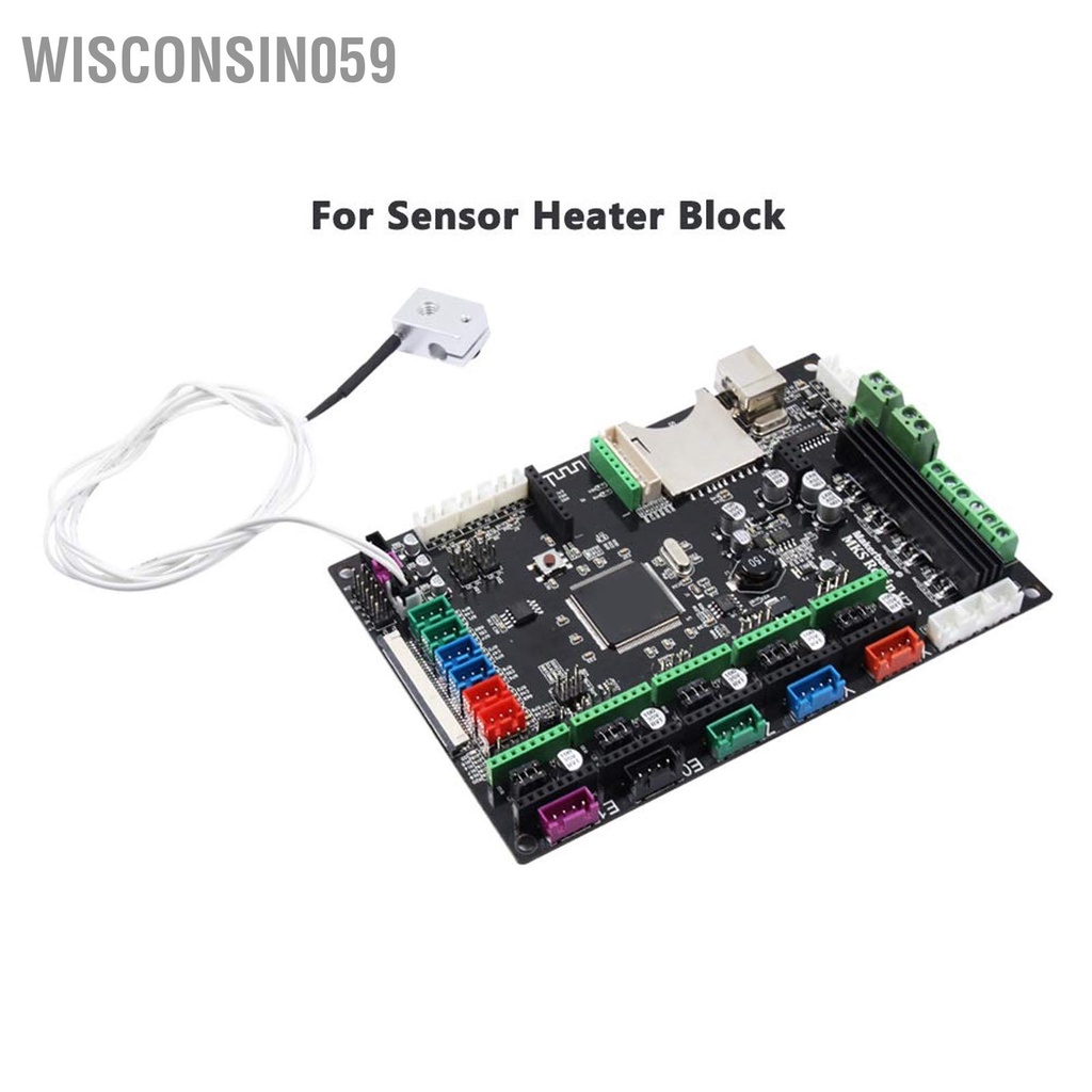 Wisconsin059 Cảm biến nhiệt điện trở 15PCS Chịu độ cao Nhạy cảm 304 Phụ kiện máy in 3D bằng thép không gỉ cho Ender 3X