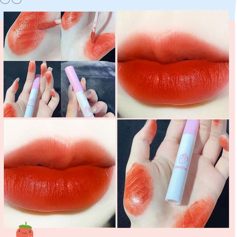 [Hàng mới về] Bộ 5 son kem lì KTE hương trái cây