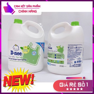 Nước giặt Dnee Màu Xanh Lá ⚡CHẤT LƯỢNG TỐT⚡ nước giặt xả 3000ml Thái Lan cho bé(Chính hãng có tem Đại Thịnh)