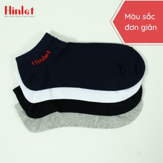 [CHÍNH HÃNG] Tất nam Hinlet Cotton Kháng Khuẩn 99%, Giảm mùi hôi chân, Nhanh Khô