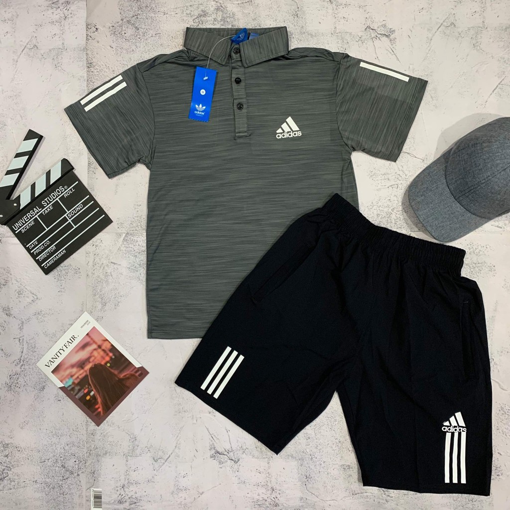 Bộ thể thao nam cộc tay chất thun xước mát lạnh, phom 50-78kg | BigBuy360 - bigbuy360.vn