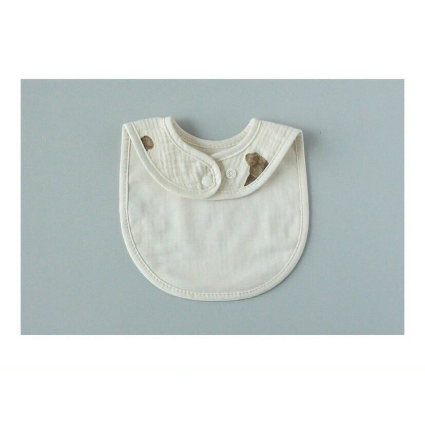 Yếm xô gấu organic Bunnie Blossom made in Korea cho bé thời trang trẻ em BABYKOREA