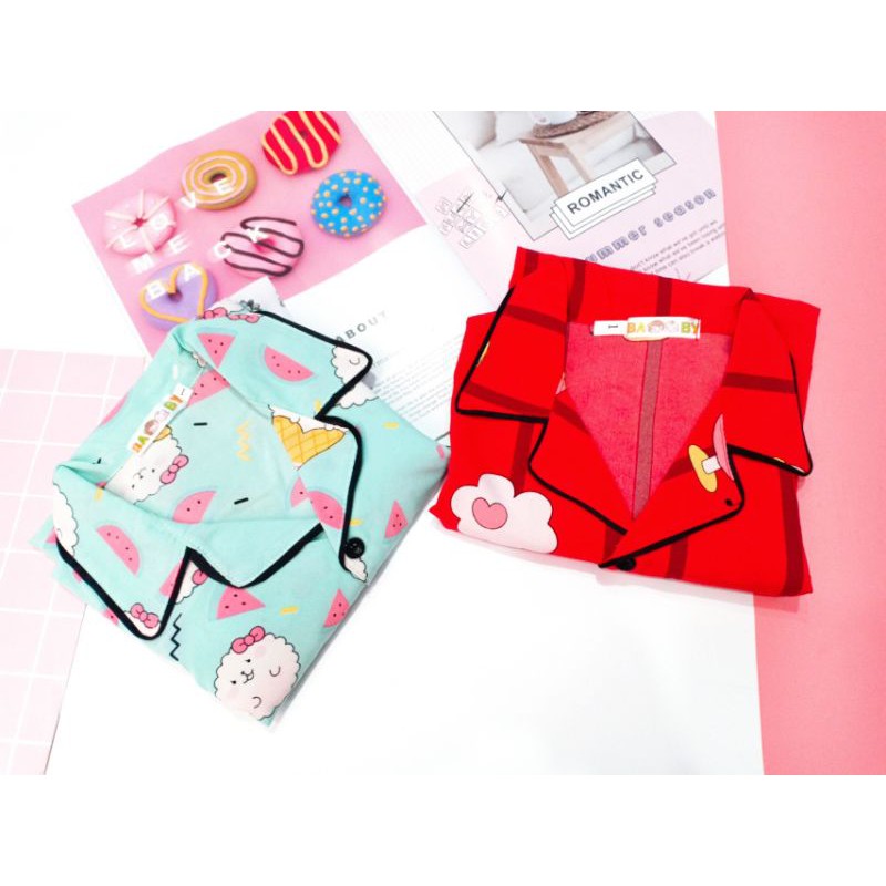 ❤️❤️  [ ẢNH THẬT+ VIDEO TRẢI SÀN] BỘ PIJAMA LỤA THÁI CAO CẤP MẶC NHÀ ĐÙI/ NGẮN DÀNH CHO BÉ