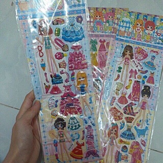 Miếng hình dán búp bê ( 3D )