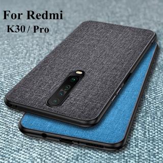 Ốp lưng phối vải có nhẫn móc ngón tay nhiều mẫu mã cho điện thoại Xiaomi Redmi K30 K30 5G
