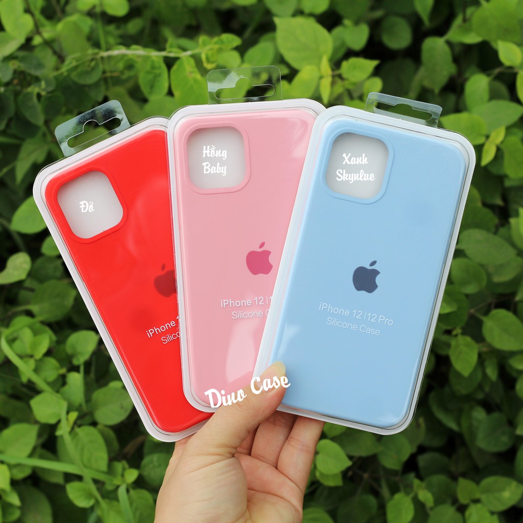 Ốp lưng iphone Chống bẩn 20 màu silicon case cho 12 / 12Pro / 12 Promax - Dino Case | WebRaoVat - webraovat.net.vn