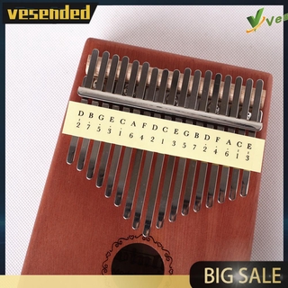 5x Thumb Piano Âm Nhạc Cân Dán Kalimba Dán Phần Nhạc Cụ