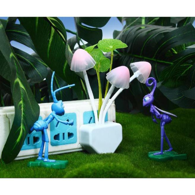Đèn Ngủ Hoa Sen Cảm Biến Tự Sáng Khi Về Đêm