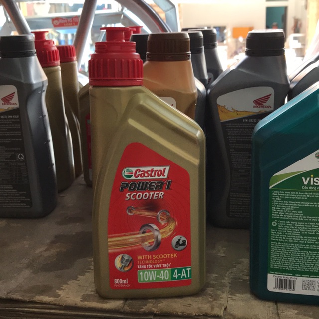 Dầu nhớt xe ga castrol 800ml