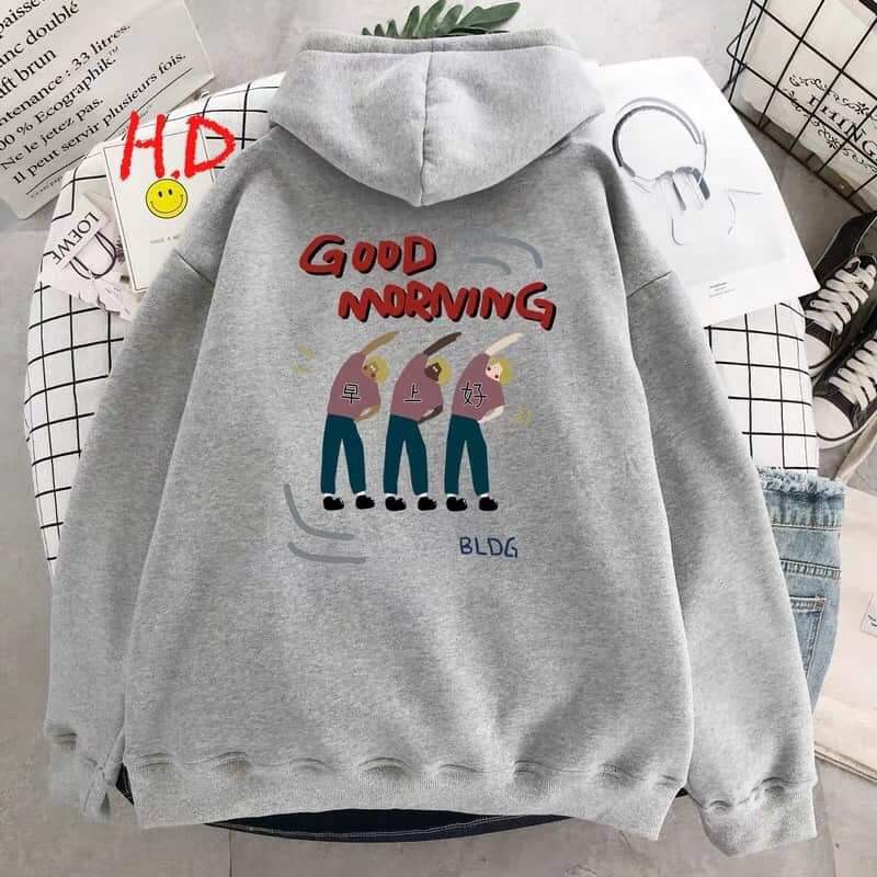 [ HÀNG HOT ] Áo hodie good morning