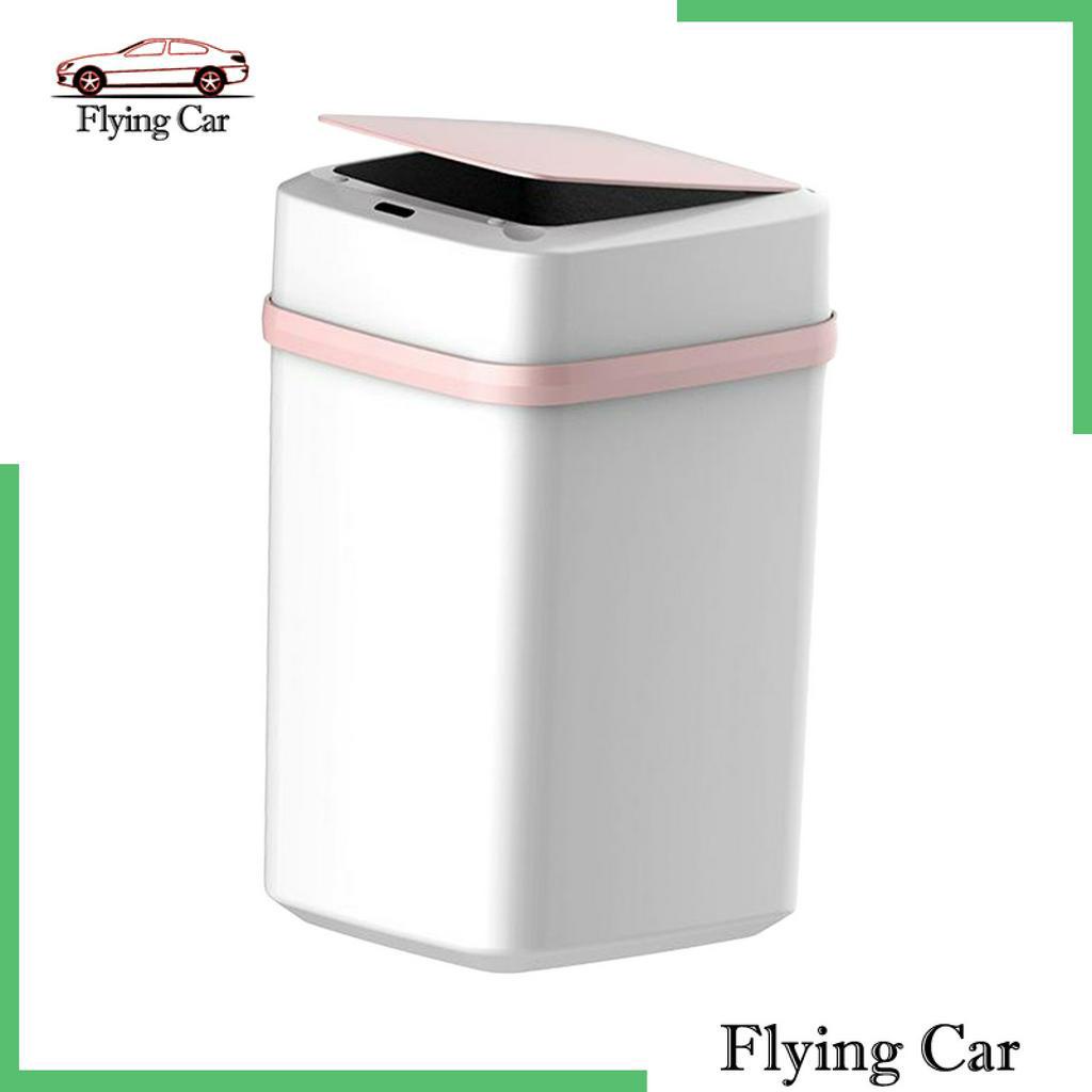 Thùng Rác Cảm Ứng Thông Minh Tự Động Màu Trắng Đen Lzdjfmy2