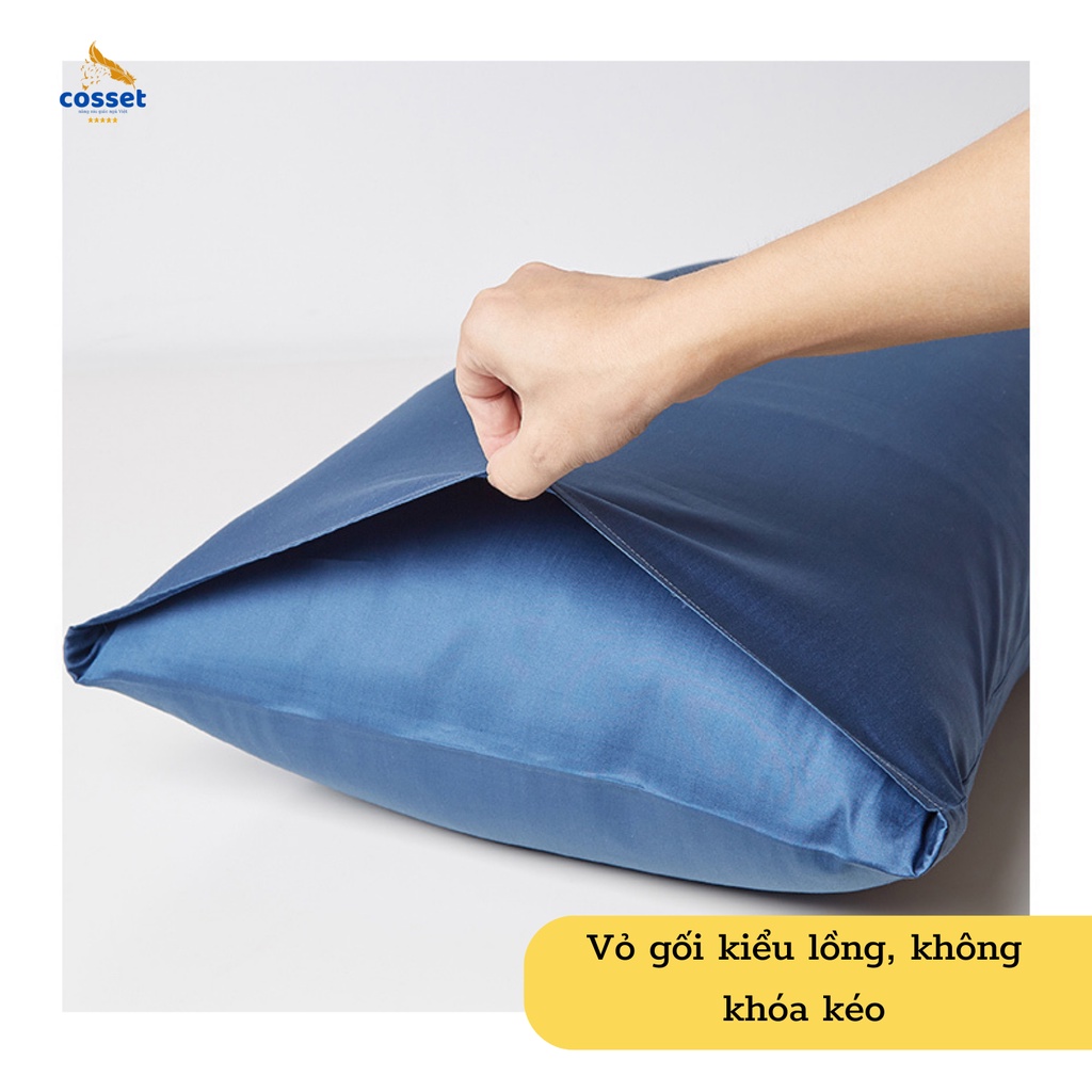 Vỏ gối nằm cotton kích thước 45x65 50x70 chất liệu vải T400 cotton thiên nhiên, mẫu áo gối vải Hàn Quốc SP4