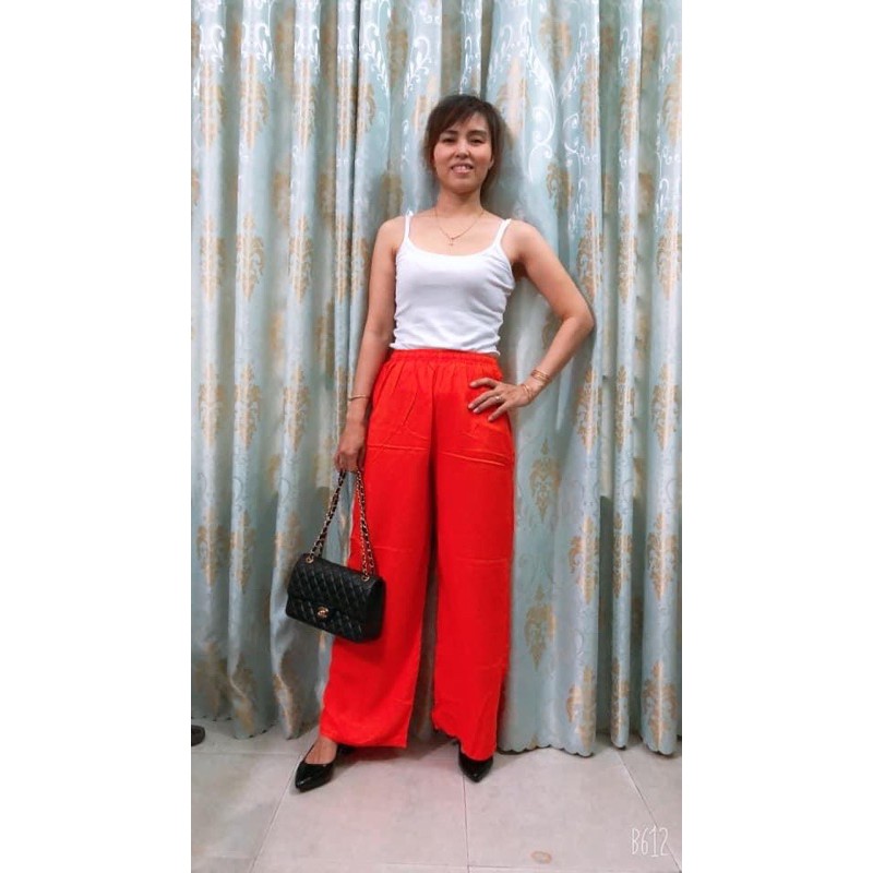 [47-60ký]Quần Culottes ống rộng thổ cẩm phong cách boho có 2 túi(link 1) | BigBuy360 - bigbuy360.vn