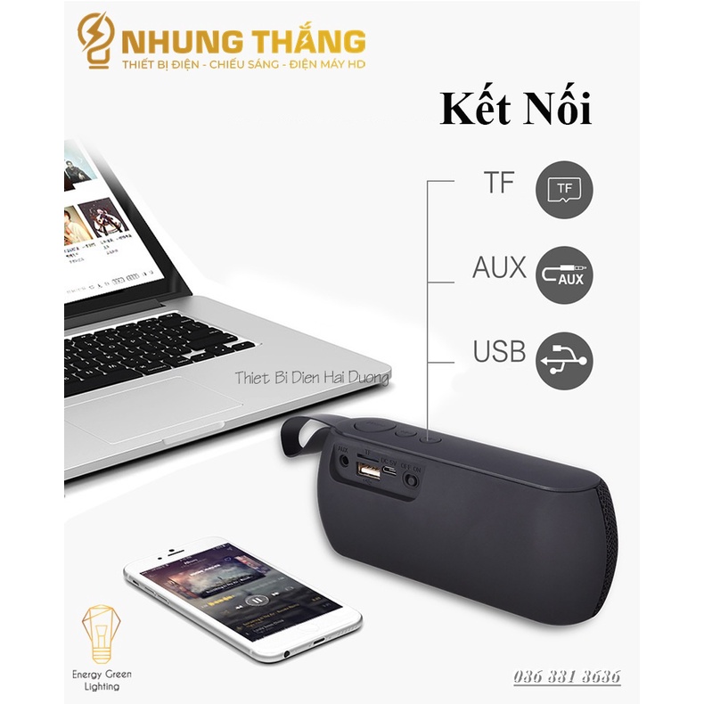 Loa Bluetooth Di Động Q106 - Hỗ Trợ Khe Cắm Thẻ Nhớ - USB - Dung Lượng Pin Lớn -Nhiều Màu Sắc - Có video