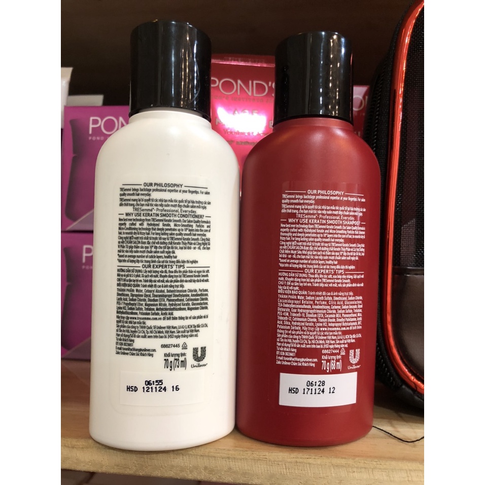 Bộ Dầu gội xã du lịch Tresemme 70ML hàng KM