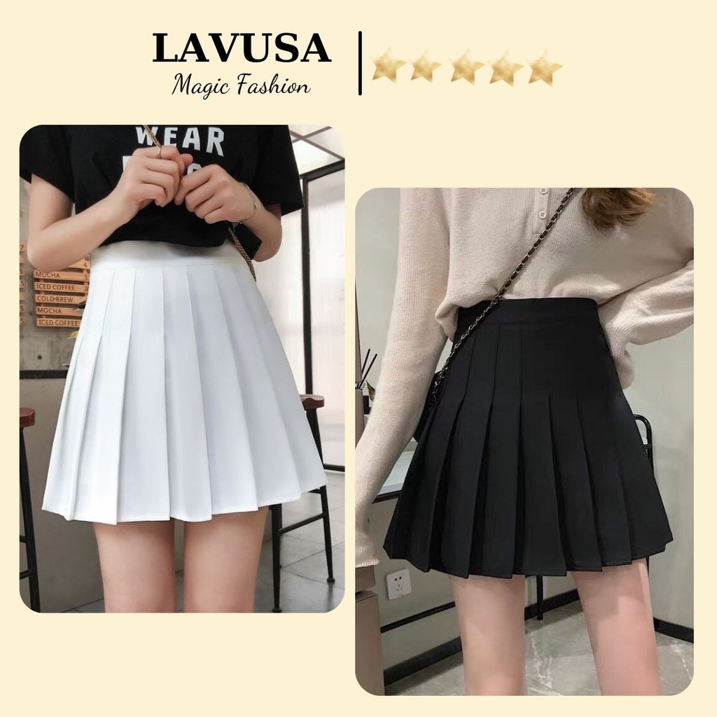 [ Mã FAGREEN55 giảm 10% tối đa 30K đơn 99K] Chân váy tennis xếp ly ngắn xòe Hàng quảng Châu LAVUSA | BigBuy360 - bigbuy360.vn