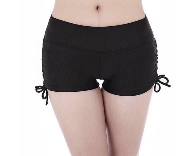 Quần Bơi/ Quần Tập Thể Thao Nữ Rút Dây Đen ( free size 40-60 ký) Hàng Shop Cam Kết Chất Đẹp | BigBuy360 - bigbuy360.vn