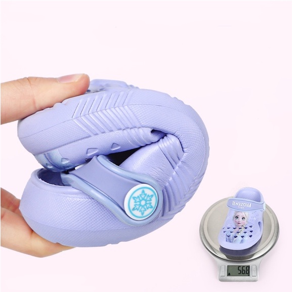 Dép sục công chúa Elsa cho bé gái, sục công chúa băng giá siêu nhẹ cho bé 2-8 tuổi Tulastore