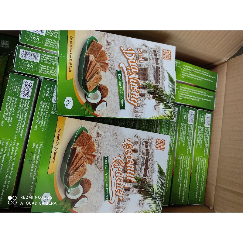 250g bánh dừa nướng Thái Bình - Quảng Nam