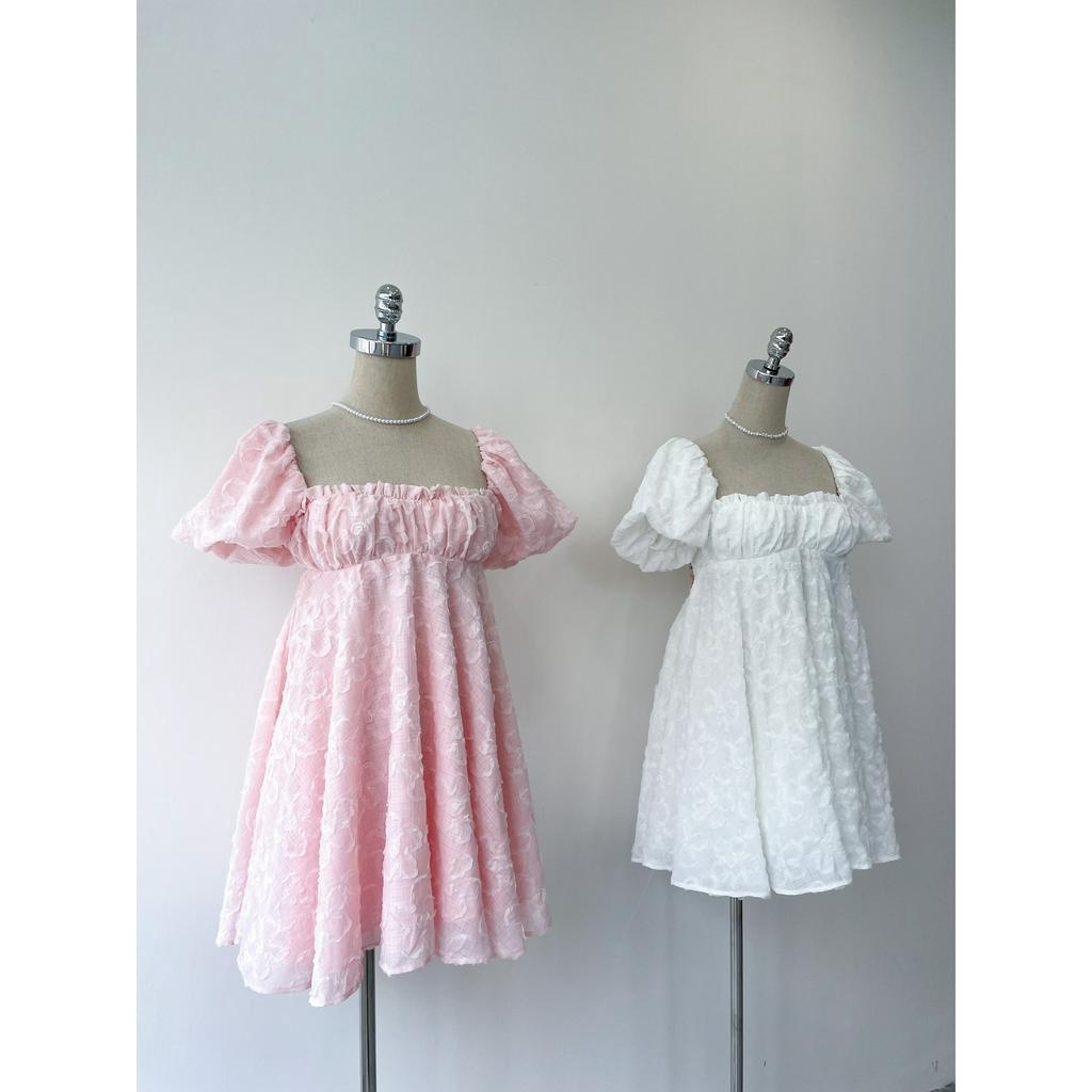 Đầm Babydoll Nữ Tay Phồng Bánh Bèo - SINA DRESS - GOÛT DE JUN