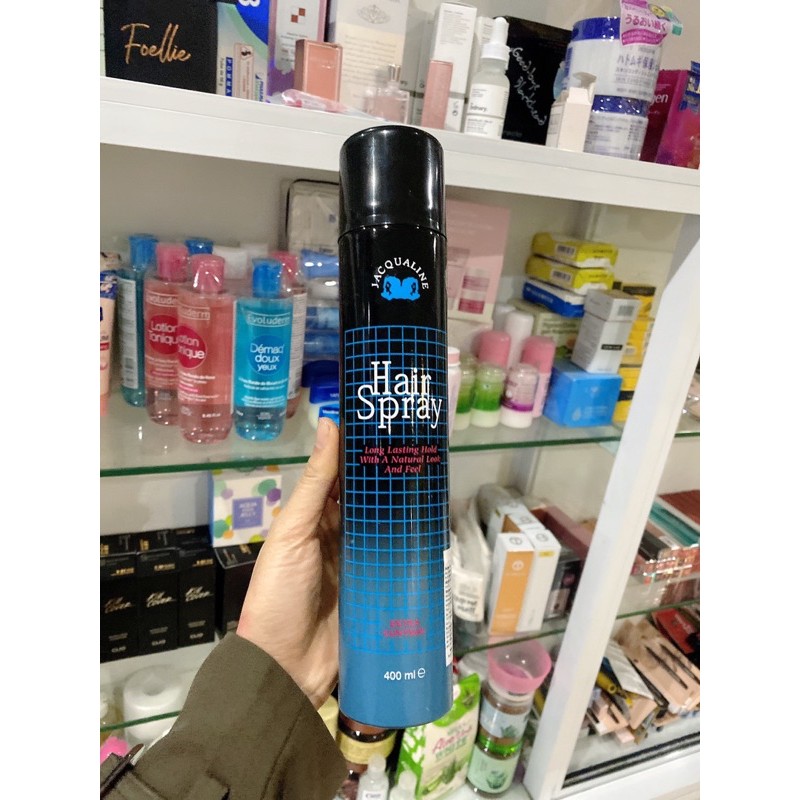Keo xịt tóc Jacqualine hair spray 400ml